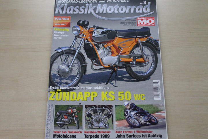 Deckblatt MO Klassik Motorrad (03/2014)